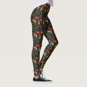 Tropical Toucan Pattern Leggings (Rechts)