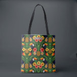 Tropical Toucan Pineapple Hibiscus Vibrant  Tote Bag<br><div class="desc">Escape to paradise with every step you take with our Tropical Toucan Tote Bag – a stunning celebration of color, nature, and island spirit. This eye-catching tote features a richly detailed illustration of vibrant toucans nestled among golden pineapples, luscious passionfruit, juicy mangoes, and blooming hibiscus flowers in radiant red and...</div>