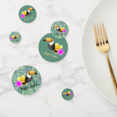 Tropical Toucan Pura Vida Design Table Confetti (Groep)