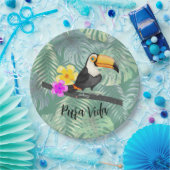 Tropical Toucan Pura Vida papier Bord (Feest)