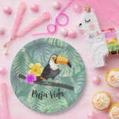 Tropical Toucan Pura Vida papier Bord (Feest)
