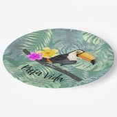 Tropical Toucan Pura Vida papier Bord (Gekanteld)