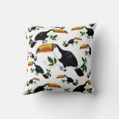 Tropical Toucans Pattern Sierkussen (Achterkant)