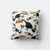 Tropical Toucans Pattern Sierkussen (Voorkant)