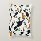 Tropical Toucans - Playful Jungle Accent Kussen (Achterkant (Verticaal))