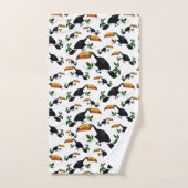Tropical Toucans - Playful Jungle Bad Handdoek (Handdoek)