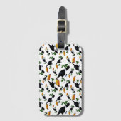 Tropical Toucans - Playful Jungle Bagagelabel (Voorkant (verticaal))