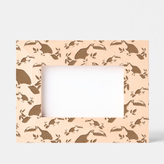 Tropical Toucans - Playful Jungle Gegraveerde Lijstjes (Voorkant)