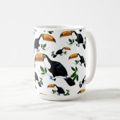 Tropical Toucans - Playful Jungle  Koffiemok (Voorkant rechts)