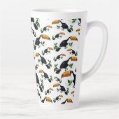 Tropical Toucans - Playful Jungle Latte Mok (Rechts)