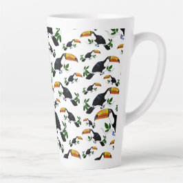 Tropical Toucans - Playful Jungle Latte Mok
