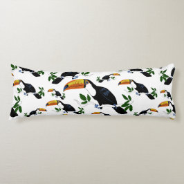 Tropical Toucans - Playful Jungle Lichaamskussen
