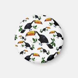 Tropical Toucans - Playful Jungle Magneet