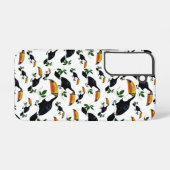 Tropical Toucans - Playful Jungle Samsung Galaxy Hoesje (Achterkant horizontaal)