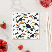 Tropical Toucans - Playful Jungle Servet (Insitu)