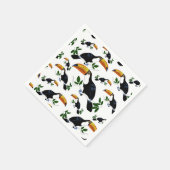 Tropical Toucans - Playful Jungle Servet (Hoek)