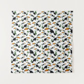 Tropical Toucans - Playful Jungle Wandkleed (Voorkant)