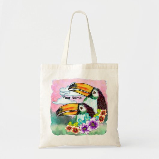 Tropical Toucans  Tote Bag (Voorkant)