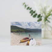 Tropical Tranquility – Labadee Beach Scene Briefkaart (Staand voorkant)