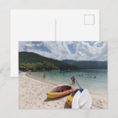 Tropical Tranquility – Labadee Beach Scene Briefkaart (Voorkant / Achterkant)