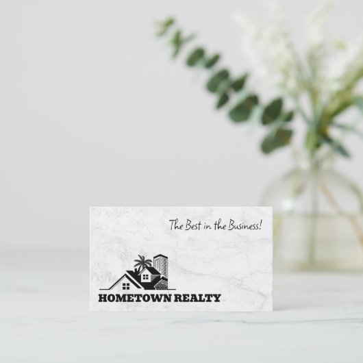 Tropical Trees Real Estate Visitekaartje (Staand voorkant)