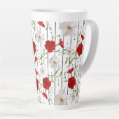 Tropical Trellis Garden Art Latte Mok (Rechterhoek)
