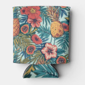 Tropical Trio | Pineapple, Papaya & Passionfruit  Blikjeskoeler (Voorkant)