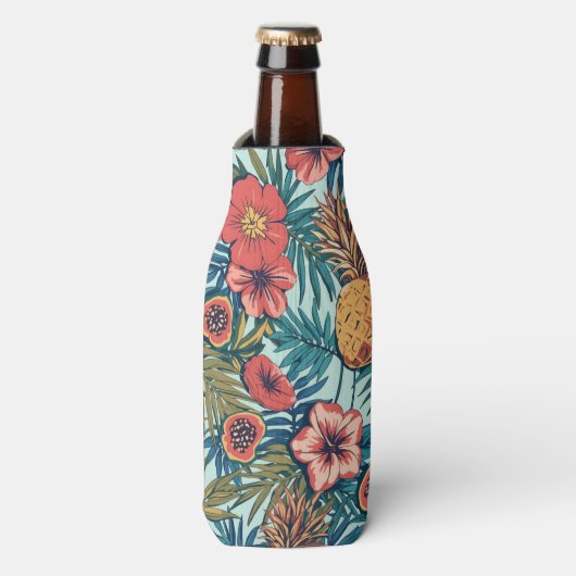 Tropical Trio | Pineapple, Papaya & Passionfruit  Flesjeskoeler (Fles Voorkant)