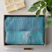 Tropical Turquoise Caribbean Ocean Cruise Foto Tissuepapier (Geschenk)