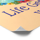 Tropical Vacation Dreams Poster (Hoek)