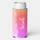 Tropical Vibes Beach Bachelorette Bash Seltzer Blikjeskoeler (Seltzer Achterkant)