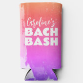 Tropical Vibes Beach Bachelorette Bash Seltzer Blikjeskoeler (Voorkant)
