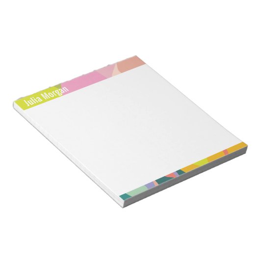 Tropical Vibes Colorful Notepad Notitieblok (Schuin)
