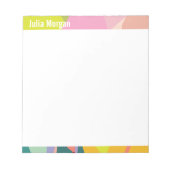 Tropical Vibes Colorful Notepad Notitieblok (Voorkant)