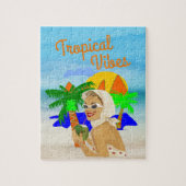 Tropical Vibes Lady Legpuzzel (Verticaal)