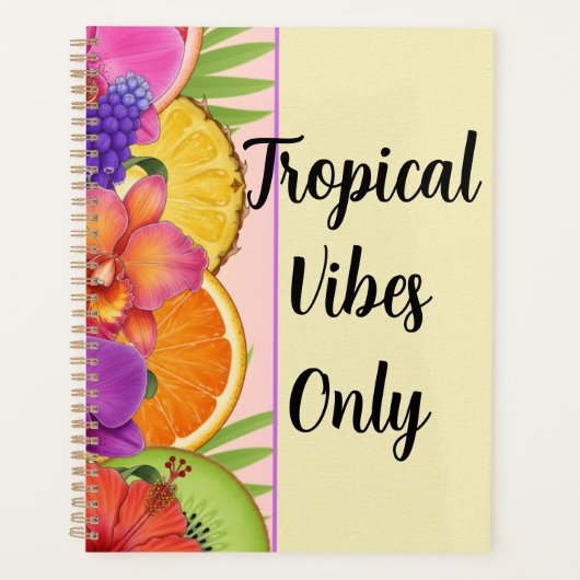 Tropical Vibes Only Planner (Voorkant)