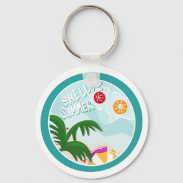 Tropical Vibes Sleutelhanger Hallo – zomer editie