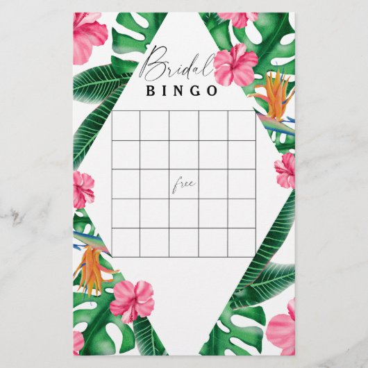 Tropical - Vrijgezellenfeest bingospel (Voorkant)