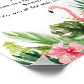 Tropical Vrijgezellenfeest Ring Game Kaarten Poster (Hoek)