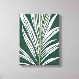 Tropical wall art - tropical leaf canvas afdruk