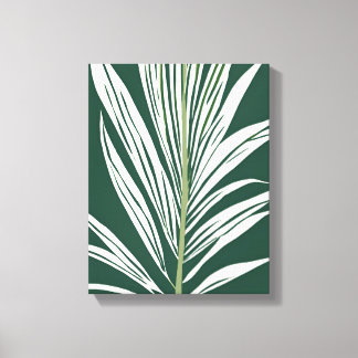 Tropical wall art - tropical leaf canvas afdruk