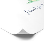 Tropical Watercolor Palm Tree Poster (Hoek)