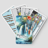 Tropical Waterfall Shaman Dreamcatcher Tarot Kaart (Achterkant)