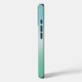 Tropical Waters Gradient Monogram Name  Case-Mate iPhone Case (Achterkant / Links)