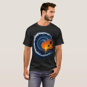Tropical Wave Sunset Surf Logo T-shirt | Ocean Vor (Voorkant volledig)