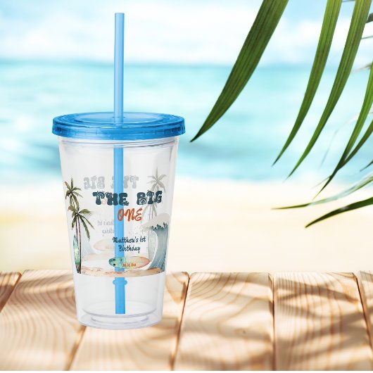 Tropical Wave Surf Acryl Tumbler Drinkbeker