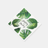 Tropical Wedding Napkins Servetten (Hoek)