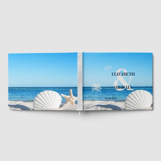 Tropical Wedding Ocean Beach Gastenboek (Volledig)