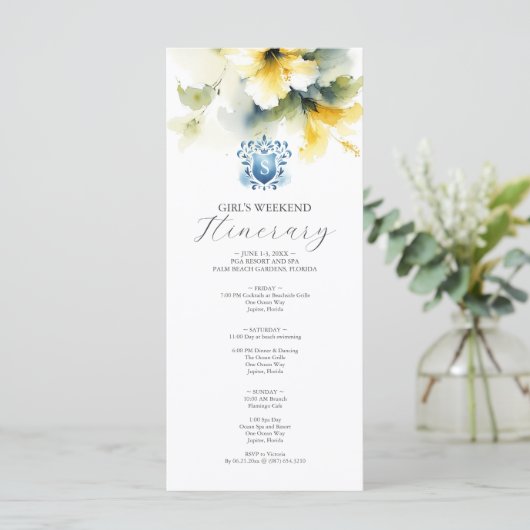 Tropical Wedding Weekend Route voor gasten (Staand voorkant)