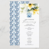 Tropical Wedding Weekend Route voor gasten (Voorkant / Achterkant)